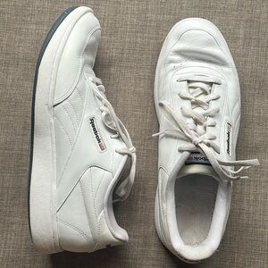 Reebok White Classic Tennis Shoes Sneakers Size 13 Need Insoles
